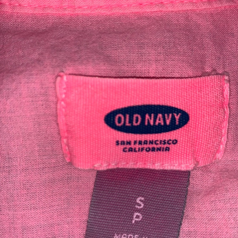 Pink Button Down - Picture 5 of 6